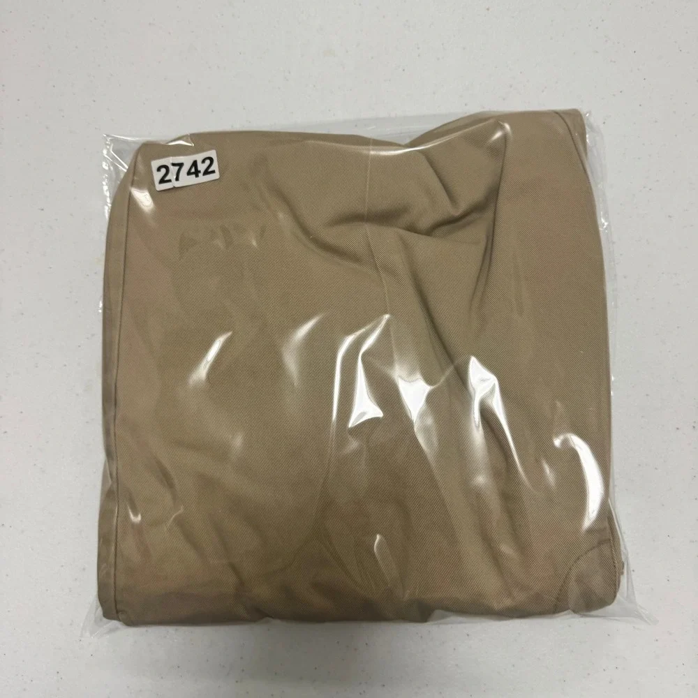LL Bean Comfort Waist Khaki Chino Pants Mens 34x29 Tan Cotton Twill 245698‎